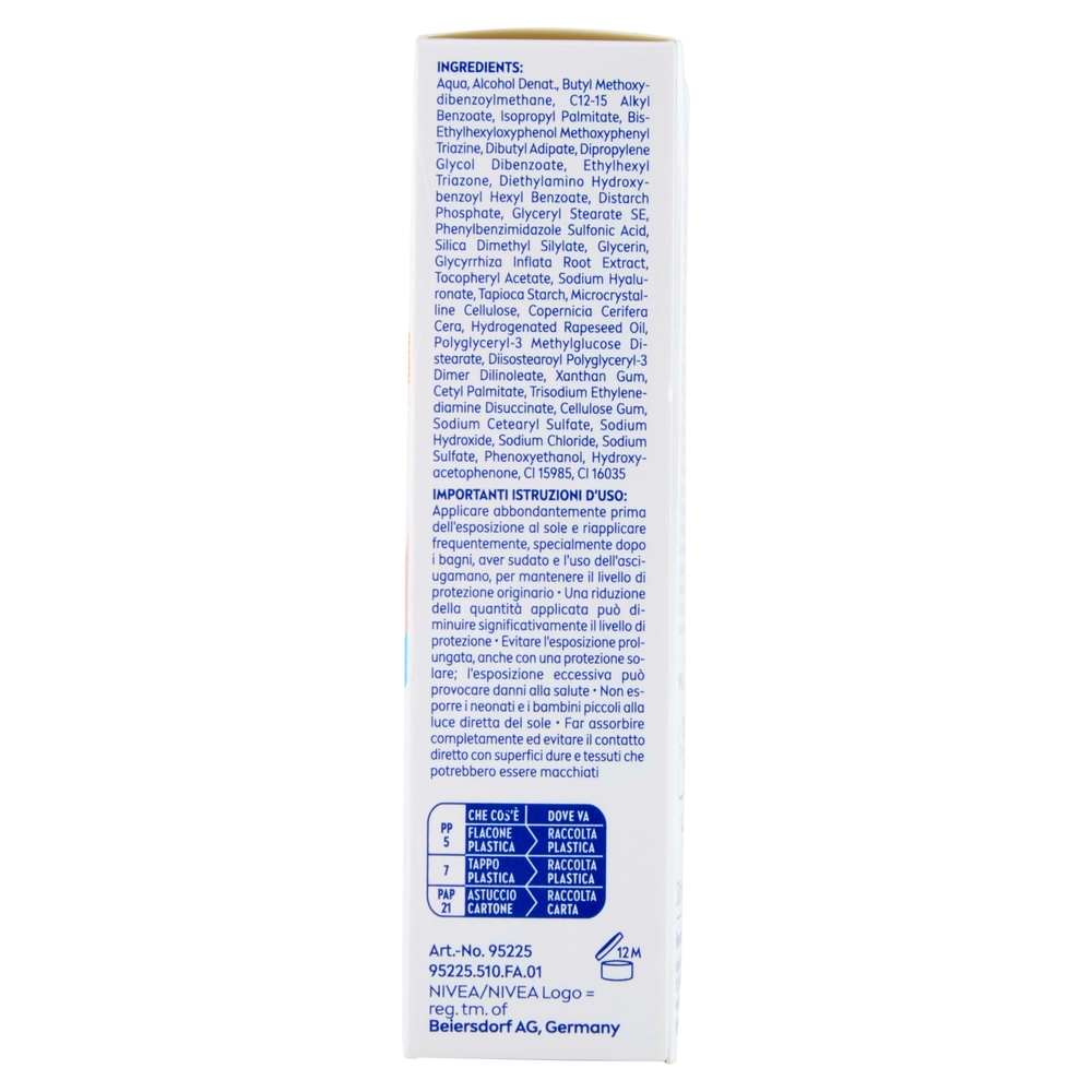 Nivea Sun 2in1 Primer UV Serum Quotidiano SPF 50+ Molto Alta 30 ml